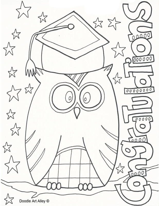 Free Printable Graduation Coloring Pages Printable Templates