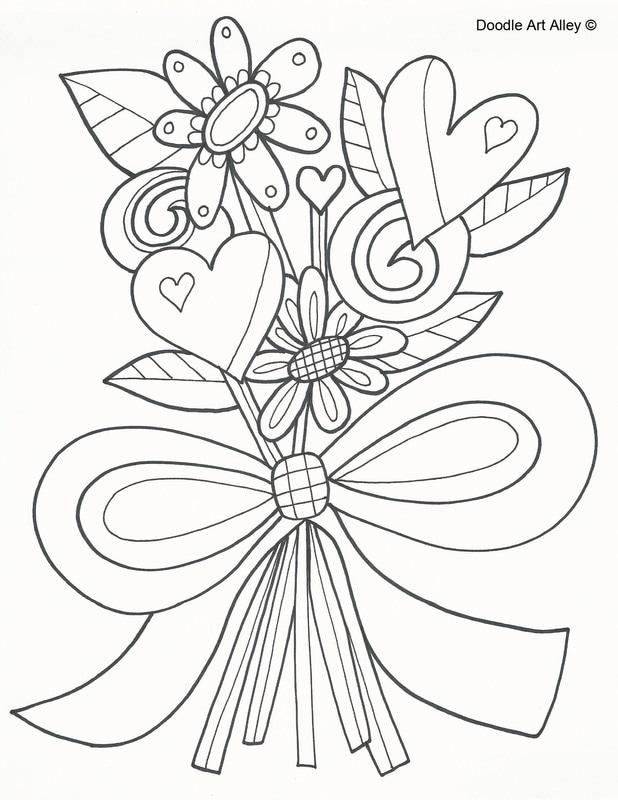 Anniversary Coloring Pages - Doodle Art Alley