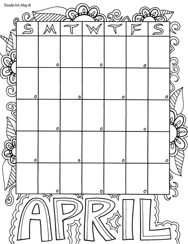 Free Coloring Pages - Doodle Art Alley