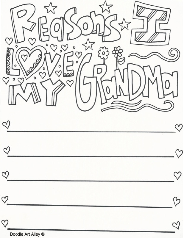 Grandma Coloring Page - Grandma Coloring Pages Coloring Home / Coloring