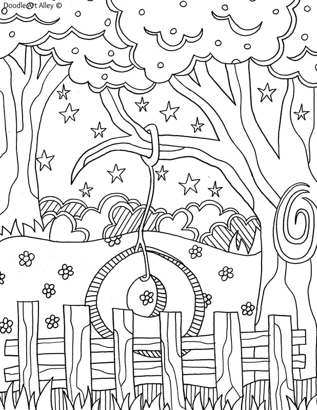 Summer Coloring pages - DOODLE ART ALLEY